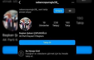 Çopuroğlu’ndan "sahte hesap" uyarısı