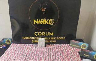Çorum polisinden 3 ayrı uyuşturucu operasyonu