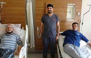 Damarı yırtılan ve genişleyen hastalara başarılı...