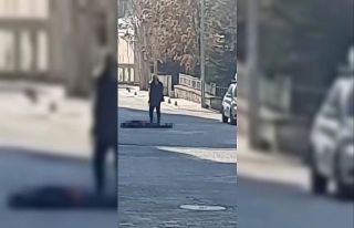 Dehşet anları kameraya yansıdı