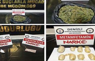 Denizli’de 6 zehir taciri tutuklandı