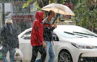 Denizli’ye kuvvetli yağış uyarısı