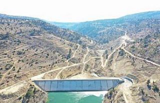 Dereyurt Göleti’nde sular yükselmeye başladı