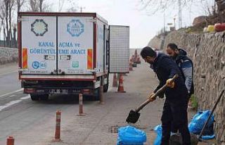 DİSKİ, ilçelerde kanalizasyon temizleme çalışmalarına...
