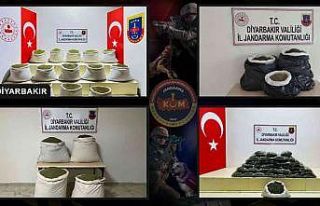 Diyarbakır’da 510 kilo uyuşturucu ele geçirildi