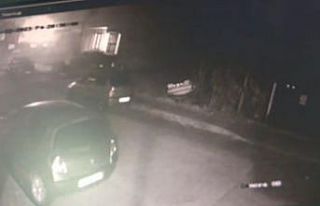 Doğal gaz patlamasının yaşandığı o anlar güvenlik...