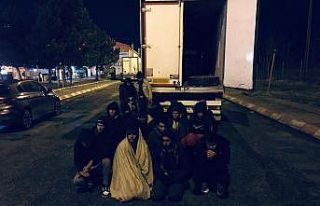 Dorsenin gizli bölmesinde saklanan 24 göçmen yakalandı