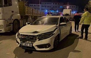 ’Dur’ İhtarına uymayan alkollü sürücüsü...