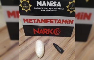 Durdurulan araçta metamfetaminle yakalandı
