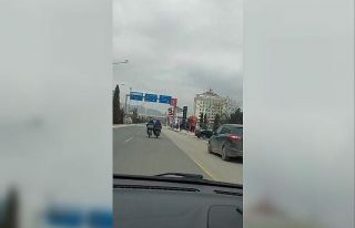 Elazığ’da kuryelerin tehlikeli yolculuğu