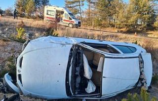 Emet’te otomobil takla attı: 1 ölü