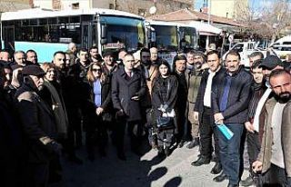 Erzincan’da belediyenin beldelerdeki taşımacılığına...