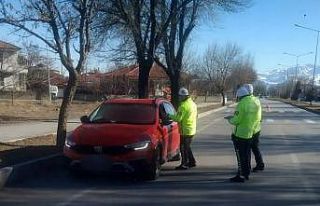 Erzincan’da dron destekli trafik denetimi gerçekleştirildi