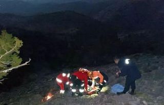 Eski başkanın akrabası Babadağ eteklerindeki uçurumda...