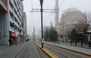 Eskişehir güne sisle uyandı