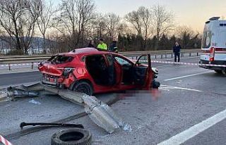 Fabrika üretim müdürü feci kazada yaşamını...