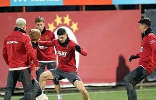Galatasaray, Ümraniyespor maçı hazırlıklarını...
