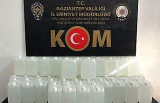 Gaziantep’te 270 litre etil alkol ele geçirildi