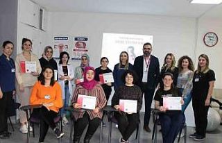Gebe okulu projesi ile anne adaylarına eğitim verildi