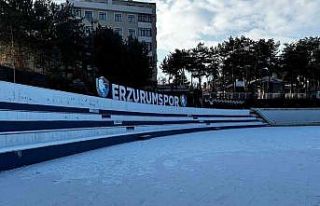 Gece etkili olan kar yağışı Erzurum’u beyaza...