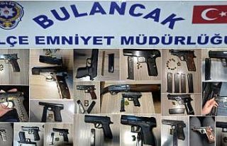 Giresun’da bir yılda 53 kaçak silah ele geçirildi