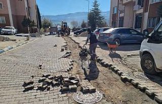 Gölbaşı’nda yol onarım çalışmaları devam...