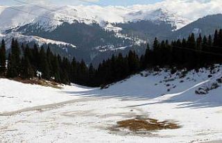 Gölyanı Yaylası’nda kış güzelliği