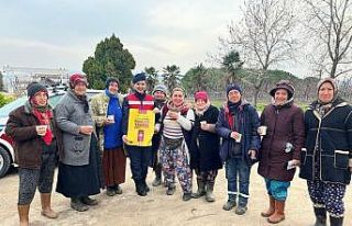 Gönen İlçe Jandarma Komutanlığı kadın çiftçilere...