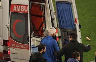 Göztepe-Bandırmaspor maçında oyuncu hastanelik...