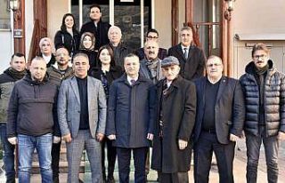 Gümüşhane Valisi Kamuran Taşbilek gazetecilerle...