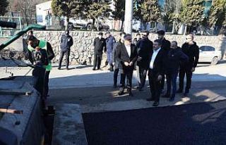 Gümüşova OSB yolu asfaltlandı