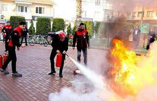 Gürsu Belediyesi’nde tatbikat