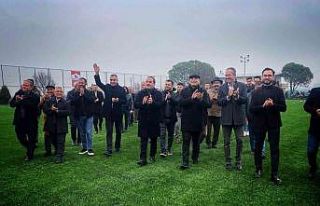 Halilbeyli yeni futbol sahasına kavuştu
