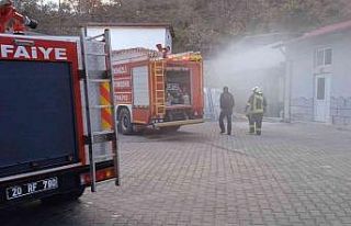 Hastanenin elektrik panosu yandı