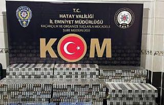 Hatay’da 4 bin 800 paket kaçak sigara ele geçirildi