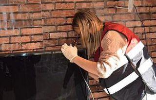 Hatay’da evi yanan aileye destek