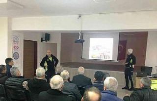 Hisarcık’ta muhtarlara ilk yardım ve trafik eğitimi