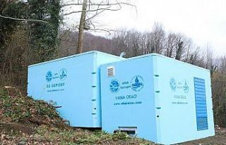 Hizmet veremeyen deponun yerine yenisi yapıldı