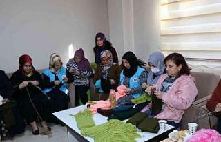 İhtiyaç sahiplerini ısıtmaya gönüllü oldular