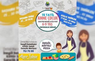 İnegöl’de anne ve çocuklar için Gastronomi Atölyesine...