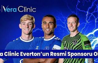 İngiliz takımı Everton’ın Vera Clinic resmi...