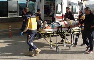 İnşaattan düşen işçi yaralandı