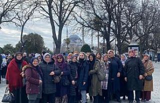 İstanbul’un tarihi ve turistik yerlerini gezdiler
