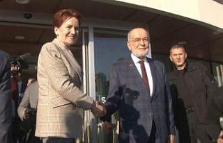 İYİ Parti lideri Akşener, Saadet Partisi Lideri...