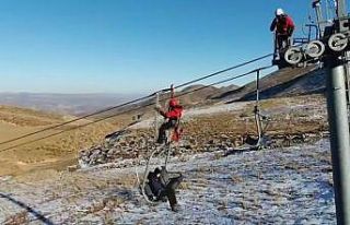 JAK timi, kayak merkezinde tatbikat gerçekleştirdi