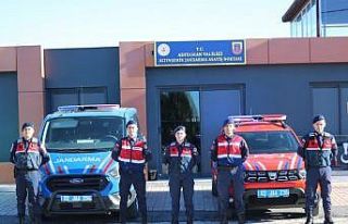 Jandarma asayiş noktası kuruldu