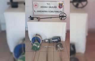 Kaçak kazı yapan 5 şahıs suçüstü yakalandı