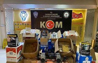 Kaçak sigara imalathanesine operasyon