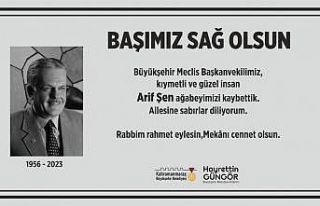 Kahramanmaraş Büyükşehir Belediyesi Meclis Başkanvekili...