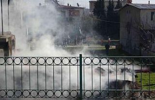 Kahramanmaraş’ta evin deposu yandı